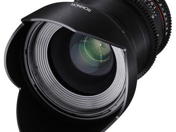 Rent: Rokinon 35mm T1.5 Cine DS Lens for Canon EF Mount