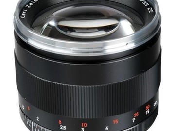 Rent: Zeiss Telephoto 85mm f/1.4 ZE Planar T* Manual Focus Lens fo