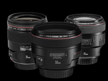 Canon High Speed Ultrasonic Prime Set - 35, 50, 85