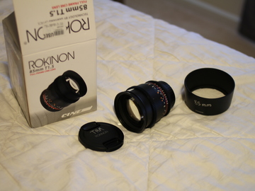 Rent: Rokinon 85mm T1.5 Cine Lens for Canon EF Mount