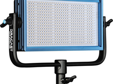 Dracast LED500 LED panel Light + Light Stand + BATTERIES