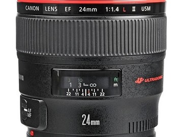 Rent: Canon EF 24mm f/1.4 L II USM
