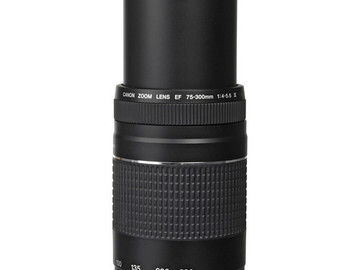 Rent: Canon EF 75-300mm f/4-5.6 III Lens