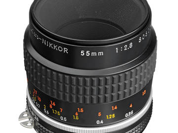 Rent: Nikon Nikkor 55mm F2.8 Macro AI-S