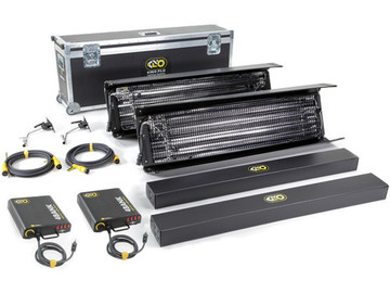 Kino Flo Gaffer Kit: 2 x 4-ft 4-Bank Kit