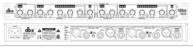 Rent a DBX 166xs Dual Compressor / Limiter Gate, Best Prices