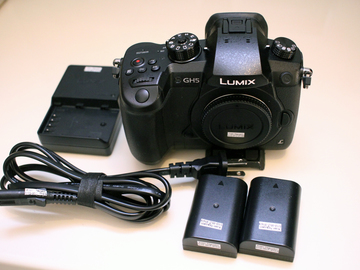 Panasonic Lumix GH5 Camera + Extra Batteries + V-Log Profile