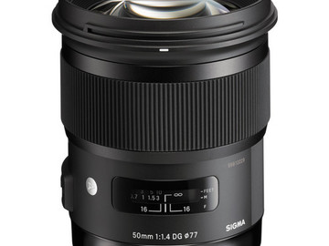 Rent: Sigma 50mm f/1.4 DG HSM Art for Canon EF