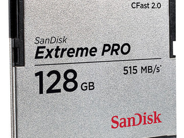 CFast cards (Two 128gb)