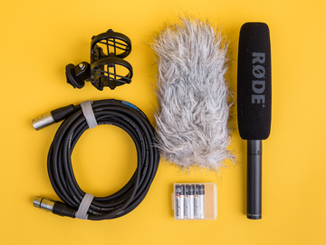 Rode NTG-2 Shotgun Mic w/Boom + Cradle