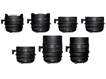 Sigma Cine FF High Speed Primes PL Mount 6-Lens Choice
