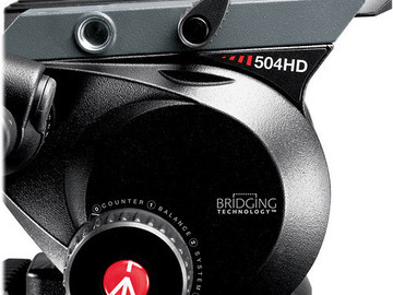 Rent: Manfrotto 504HD Fluid Head & MVT535AQ Aluminum Video Tripod