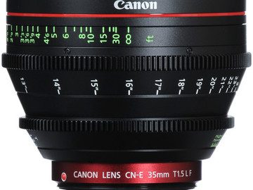 Canon CN-E 35mm T1.5 PL Cinema Prime Lens
