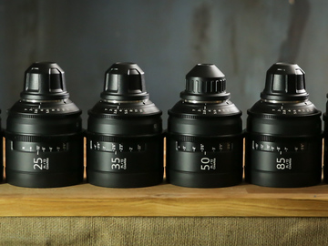 Sony CineAlta 4K Primes Lens Set