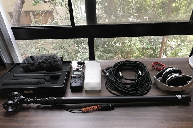 High Five！　4枚 Rent a Zoom H5 + Sennheiser MKH 416 Shotgun Mic Field Kit , Best