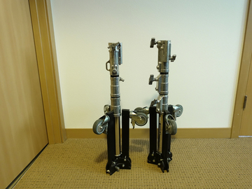 (2) Avenger Roller Stand 12 with Folding Base