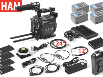 RED Epic Dragon 6K (Canon EF or PL) 7" Touch, (4) 256GB