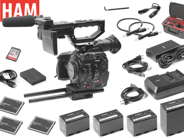 Canon EOS C300 Mark II Cinema Camera (3) 256GB Cards