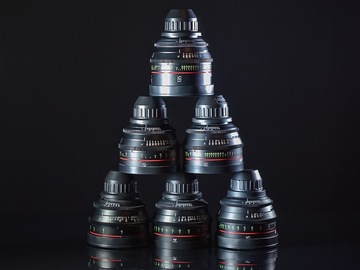 Canon CN-E PL-mount Cine Prime Lens Set