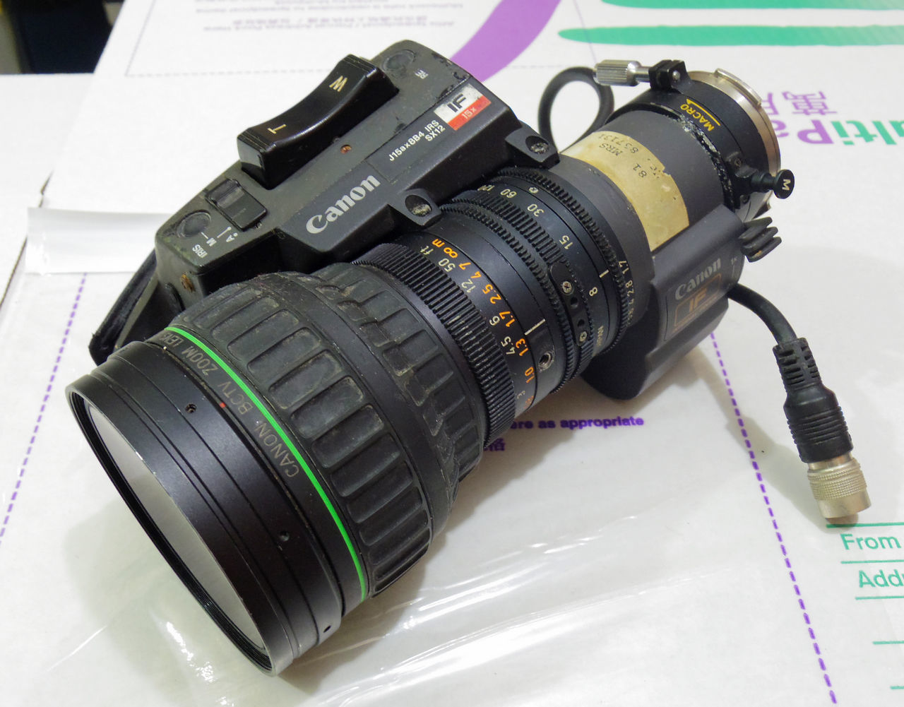 ビデオカメラ Canon YJ13x6B4 IRS SX12 Canon YJ13x6B4 IRS SX12 with Vinten remote – Gearwise – AV