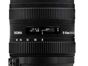 Rent: Sigma 8-16mm f/4.5-5.6 DC HSM Ultra-Wide Zoom Lens for Canon