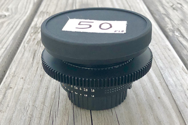 Rent a Nikon 50mm f1.8 AIS Super Speed Nikkor Cine-Mod Prime Lens 