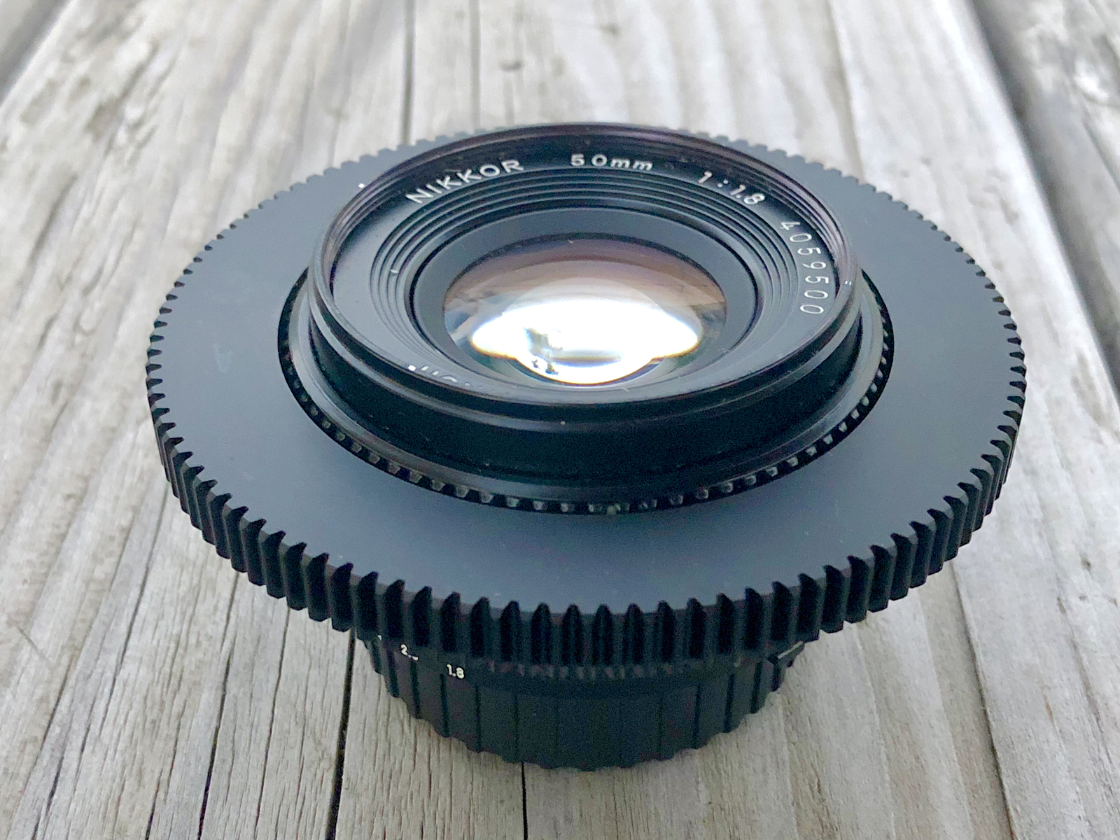 Rent a Nikon 50mm f1.8 AIS Super Speed Nikkor Cine-Mod Prime Lens 