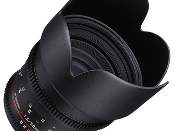Rent: 50mm T1.5 Cine DS Lens for Canon EF Mount Rokinon