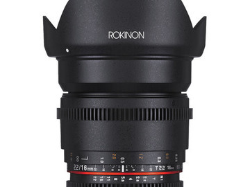 Rent: 16mm T2.2 Cine DS Lens for Canon EF Mount