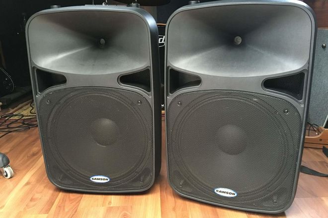 self powered speakers for sale