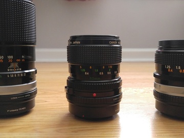 Rent: Canon FD Lenses