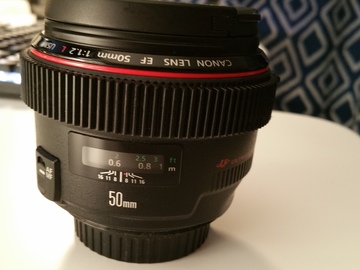 Rent: Canon EF 50 mm f/1.2L USM Lens Canon 50