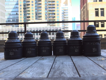 Rent: Sony CineAlta 4K Prime Lens Kit: 6 Lens