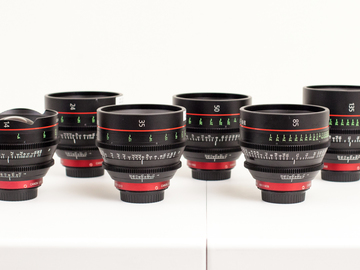 5 Canon CN-E Prime Lenses (Your Choice)