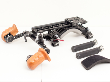 Wooden Camera Shoulder Rig v2 w/ Custom Arri Dovetail Dock