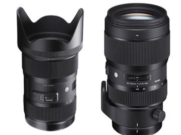 Sigma 18-35mm & 50-100mm f/1.8 kit w/ Lens Gears