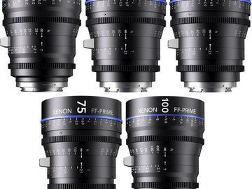 Rent: XENON FULL FRAME CINE PRIMES 5 Lens Kit