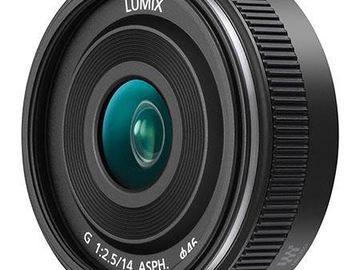Panasonic Lumix G 14mm f/2.5 ASPH. Lens For Rent