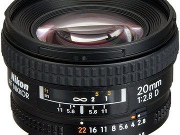 Rent: Nikon 20mm f/2.8D AF Nikkor Lens