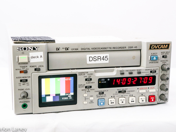 Rent: Sony DSR45 DVCAM Record/Playback deck (play archive tapes)