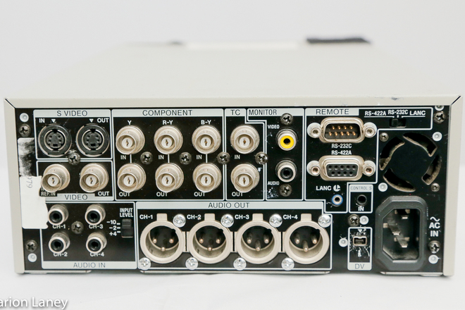 Rent a Sony DSR45 DVCAM Record/Playback deck (play archive