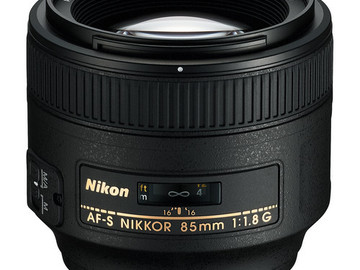 Rent: Nikon 85mm f/1.8G AF-S NIKKOR Lens