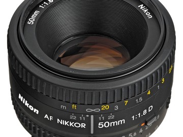Rent: Nikon 50mm f/1.8D AF NIKKOR Lens