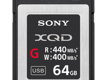 Rent: 3x 64GB XQD Cards