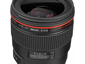 Rent: Canon 35mm 1.4 Lens IS