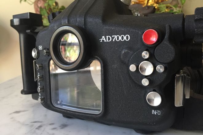 aquatica d7000 housing w dome port