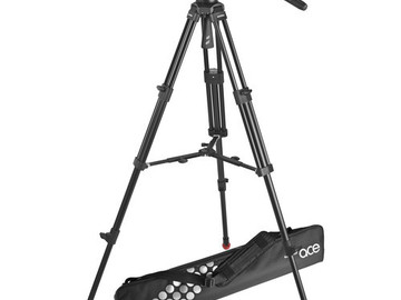 Rent: Sachtler Ace M Fluid Head with 2-Stage Aluminum Tripod