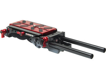 Zacuto VCT Baseplate w vct plate and arm- FS7 - Red - Ursa