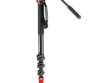 Rent: Manfrotto MVM450A Aluminum Video Monopod and Fluid Head