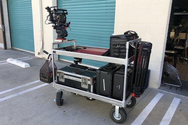 Rent a Yaeger Sr Camera Cart w/mitchel and tripod hooks, Best